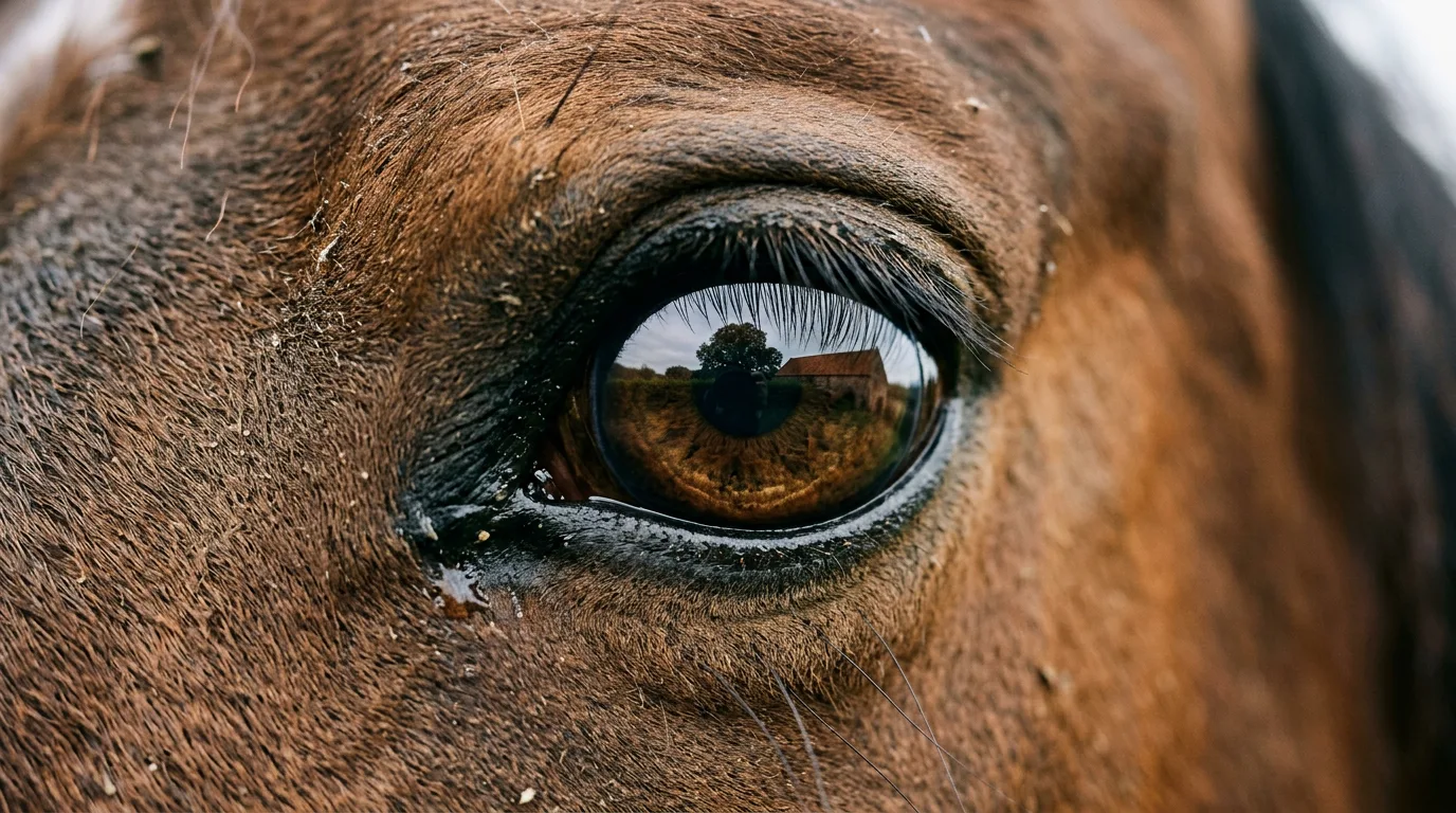 Un regard de cheval, Morzine Équitation, Essert-Romand